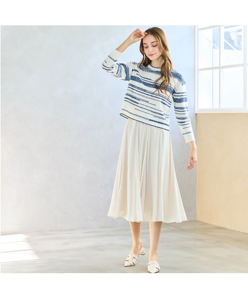 Liliane Burty ECLAT（Sサイズ） / リリアンビューティ エクラ ミニ・ひざ丈スカート | 【S・Mサイズ】ウォッシャブル　フレアスカート | 詳細6