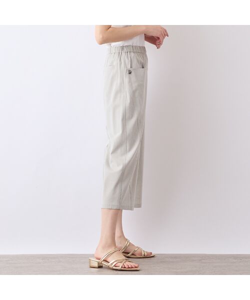 Liliane Burty ECLAT（Sサイズ） / リリアンビューティ エクラ ショート・ハーフ・半端丈パンツ | 【S・Mサイズ】ポケットボタン　クロップドパンツ | 詳細4