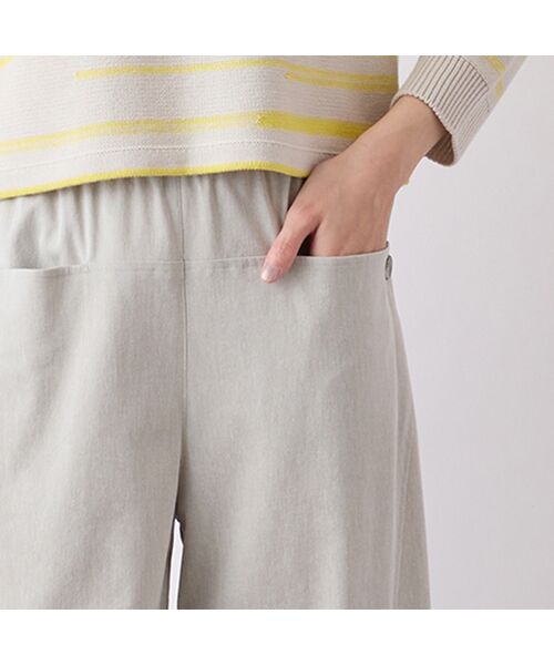 Liliane Burty ECLAT（Sサイズ） / リリアンビューティ エクラ ショート・ハーフ・半端丈パンツ | 【S・Mサイズ】ポケットボタン　クロップドパンツ | 詳細7