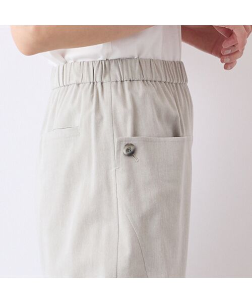 Liliane Burty ECLAT（Sサイズ） / リリアンビューティ エクラ ショート・ハーフ・半端丈パンツ | 【S・Mサイズ】ポケットボタン　クロップドパンツ | 詳細8