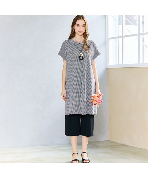 Liliane Burty ECLAT（Sサイズ） / リリアンビューティ エクラ ショート・ハーフ・半端丈パンツ | 【S・Mサイズ】ポケットボタン　クロップドパンツ | 詳細13