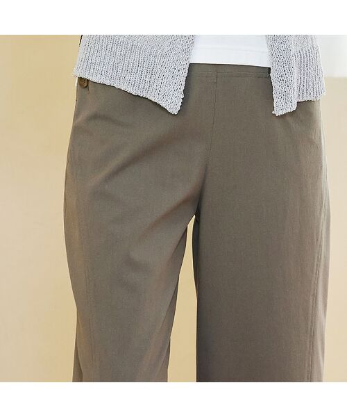 Liliane Burty ECLAT（Sサイズ） / リリアンビューティ エクラ ショート・ハーフ・半端丈パンツ | 【S・Mサイズ】ポケットボタン　クロップドパンツ | 詳細17