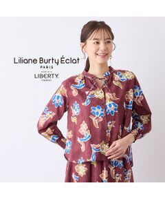 Liliane Burty ECLAT（Sサイズ） / リリアンビューティ エクラ 人気につき追加！【S・Mサイズ】ミラクルウェーブ　ドットロングブラウス 人気につき追加！【S・Mサイズ】ミラクルウェーブ ドットロング
