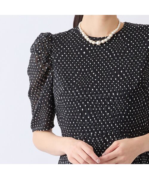S・Mサイズ】ウォッシャブル シフォンカットジャカード