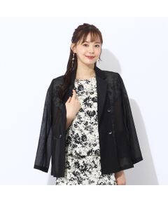 Liliane Burty ECLAT（Sサイズ） / リリアンビューティ エクラ テーラードジャケット | 【S・Mサイズ】オーガンジーシアージャケット