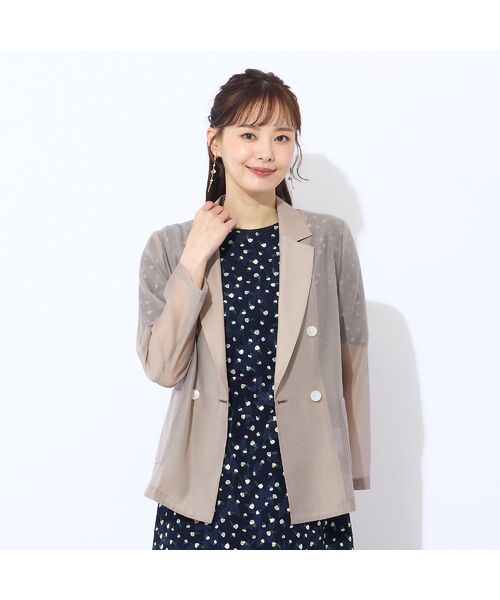 Liliane Burty ECLAT（Sサイズ） / リリアンビューティ エクラ テーラードジャケット | 【S・Mサイズ】オーガンジーシアージャケット | 詳細2