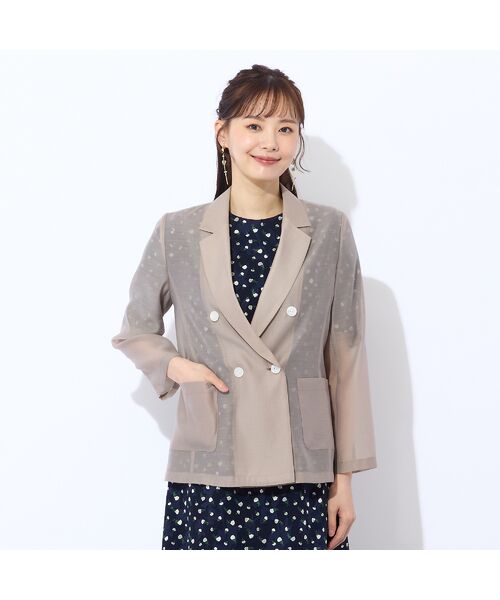 Liliane Burty ECLAT（Sサイズ） / リリアンビューティ エクラ テーラードジャケット | 【S・Mサイズ】オーガンジーシアージャケット | 詳細4