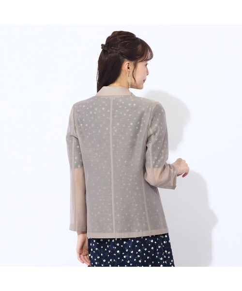 Liliane Burty ECLAT（Sサイズ） / リリアンビューティ エクラ テーラードジャケット | 【S・Mサイズ】オーガンジーシアージャケット | 詳細6