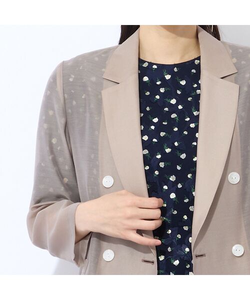 Liliane Burty ECLAT（Sサイズ） / リリアンビューティ エクラ テーラードジャケット | 【S・Mサイズ】オーガンジーシアージャケット | 詳細9