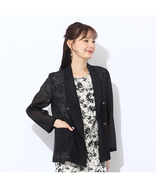 Liliane Burty ECLAT（Sサイズ） / リリアンビューティ エクラ テーラードジャケット | 【S・Mサイズ】オーガンジーシアージャケット | 詳細11