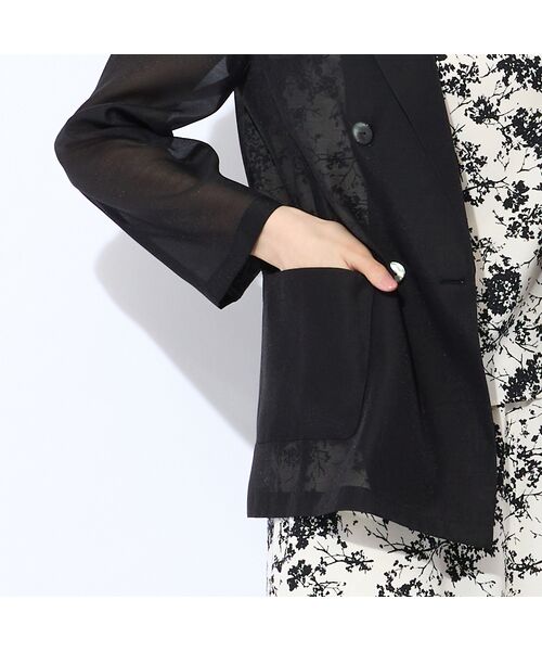 Liliane Burty ECLAT（Sサイズ） / リリアンビューティ エクラ テーラードジャケット | 【S・Mサイズ】オーガンジーシアージャケット | 詳細16