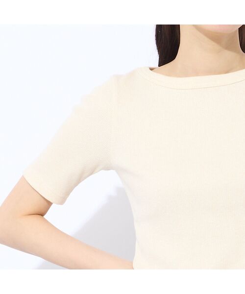 Liliane Burty ECLAT（Sサイズ） / リリアンビューティ エクラ カットソー | 【S・Mサイズ】ラメリブジャージー　半袖Tシャツ | 詳細6