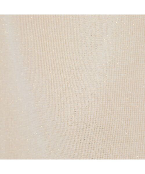 Liliane Burty ECLAT（Sサイズ） / リリアンビューティ エクラ カットソー | 【S・Mサイズ】ラメリブジャージー　半袖Tシャツ | 詳細9