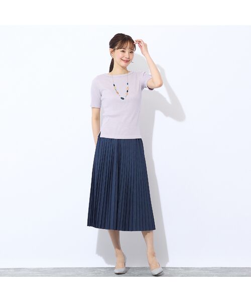 Liliane Burty ECLAT（Sサイズ） / リリアンビューティ エクラ カットソー | 【S・Mサイズ】ラメリブジャージー　半袖Tシャツ | 詳細13