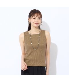 Liliane Burty ECLAT（Sサイズ） / リリアンビューティ エクラ カットソー | 【S・Mサイズ】ラメリブジャージー　タンクトップ