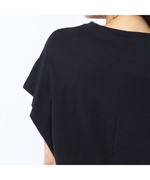 Liliane Burty ECLAT（Sサイズ） / リリアンビューティ エクラ カットソー | 【S・Mサイズ】綿100％フレンチスリーブTシャツ | 詳細9