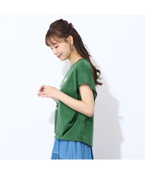 Liliane Burty ECLAT（Sサイズ） / リリアンビューティ エクラ カットソー | 【S・Mサイズ】綿100％フレンチスリーブTシャツ | 詳細10