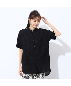 Liliane Burty ECLAT（Sサイズ） / リリアンビューティ エクラ シャツ・ブラウス | 【S・Mサイズ】ウォッシャブルスラブボイルシアーブラウス