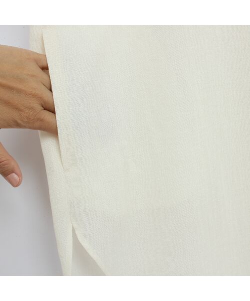 Liliane Burty ECLAT（Sサイズ） / リリアンビューティ エクラ シャツ・ブラウス | 【S・Mサイズ】ウォッシャブルスラブボイルシアーブラウス | 詳細4