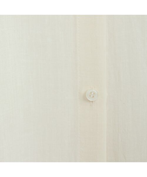 Liliane Burty ECLAT（Sサイズ） / リリアンビューティ エクラ シャツ・ブラウス | 【S・Mサイズ】ウォッシャブルスラブボイルシアーブラウス | 詳細5