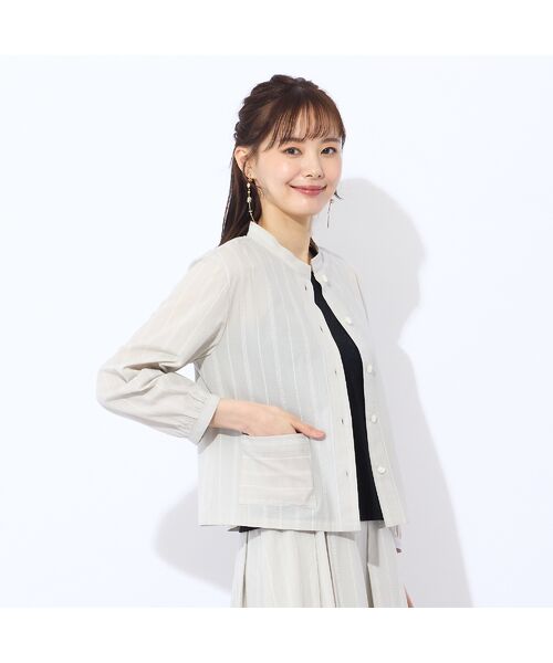 Liliane Burty ECLAT（Sサイズ） / リリアンビューティ エクラ その他アウター | 【S・Mサイズ/セットアップ可】綿ローンウォッシャブル　ライトジャケット | 詳細2