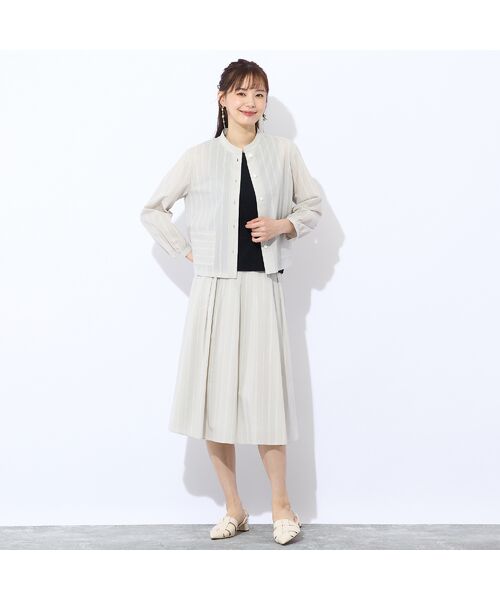 Liliane Burty ECLAT（Sサイズ） / リリアンビューティ エクラ その他アウター | 【S・Mサイズ/セットアップ可】綿ローンウォッシャブル　ライトジャケット | 詳細4