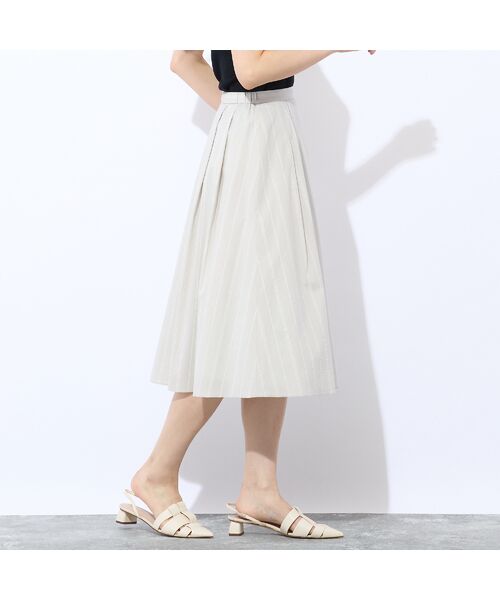 Liliane Burty ECLAT（Sサイズ） / リリアンビューティ エクラ ミニ・ひざ丈スカート | 【S・Mサイズ/セットアップ可】綿ローンウォッシャブル　スカート | 詳細2