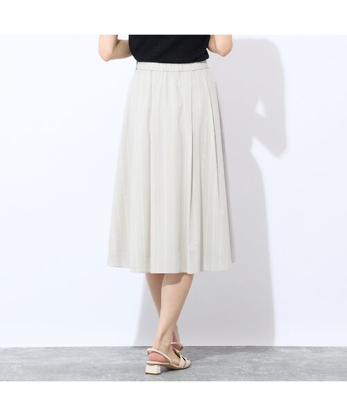 Liliane Burty ECLAT（Sサイズ） / リリアンビューティ エクラ ミニ・ひざ丈スカート | 【S・Mサイズ/セットアップ可】綿ローンウォッシャブル　スカート | 詳細3