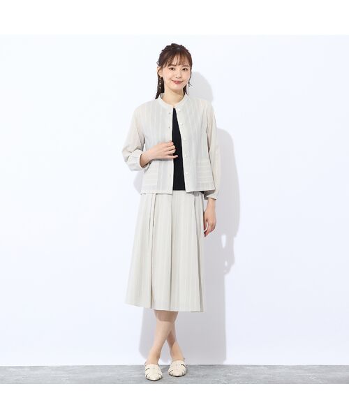 Liliane Burty ECLAT（Sサイズ） / リリアンビューティ エクラ ミニ・ひざ丈スカート | 【S・Mサイズ/セットアップ可】綿ローンウォッシャブル　スカート | 詳細5