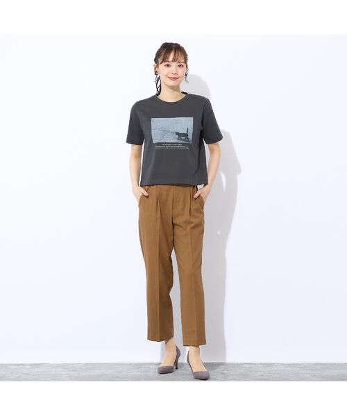 Liliane Burty ECLAT（Sサイズ） / リリアンビューティ エクラ その他パンツ | 【S・Mサイズ】ウォッシャブル　ドライオックスセンタープレスワイドパンツ | 詳細1