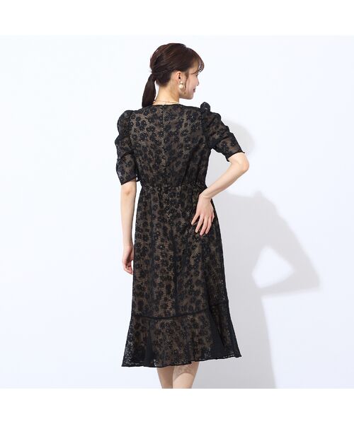 Liliane Burty ECLAT（Sサイズ） / リリアンビューティ エクラ ミニ丈・ひざ丈ワンピース | メッシュレースプリントワンピース | 詳細15