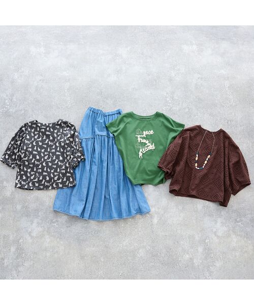 Liliane Burty ECLAT（Sサイズ） / リリアンビューティ エクラ シャツ・ブラウス | 【洗える】綿レースプルオーバーブラウス | 詳細7