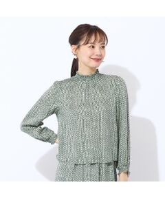 Liliane Burty ECLAT（Sサイズ） / リリアンビューティ エクラ シャツ・ブラウス | 【セットアップ対応】iPEKER　プリントブラウス 