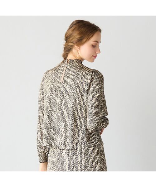 Liliane Burty ECLAT（Sサイズ） / リリアンビューティ エクラ シャツ・ブラウス | 【セットアップ対応】iPEKER　プリントブラウス  | 詳細2