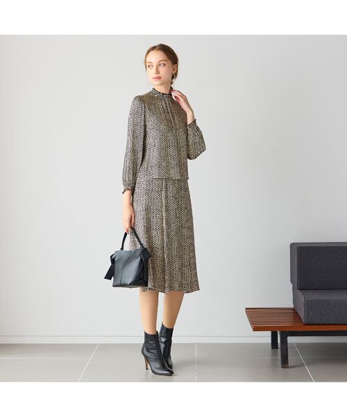 Liliane Burty ECLAT（Sサイズ） / リリアンビューティ エクラ シャツ・ブラウス | 【セットアップ対応】iPEKER　プリントブラウス  | 詳細4