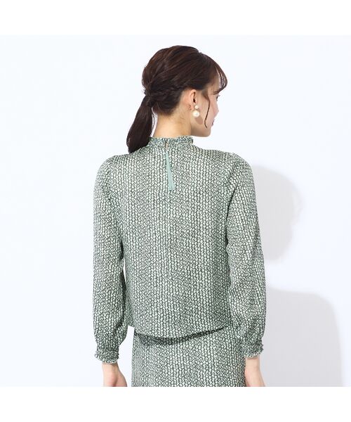 Liliane Burty ECLAT（Sサイズ） / リリアンビューティ エクラ シャツ・ブラウス | 【セットアップ対応】iPEKER　プリントブラウス  | 詳細12