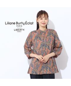 Liliane Burty ECLAT（Sサイズ） / リリアンビューティ エクラ シャツ・ブラウス | 【洗える】リバティ　ペイズリープリントロングブラウス