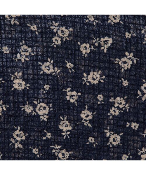 Liliane Burty ECLAT（Sサイズ） / リリアンビューティ エクラ シャツ・ブラウス | 【洗える】ストレッチシアープリントブラウス | 詳細9