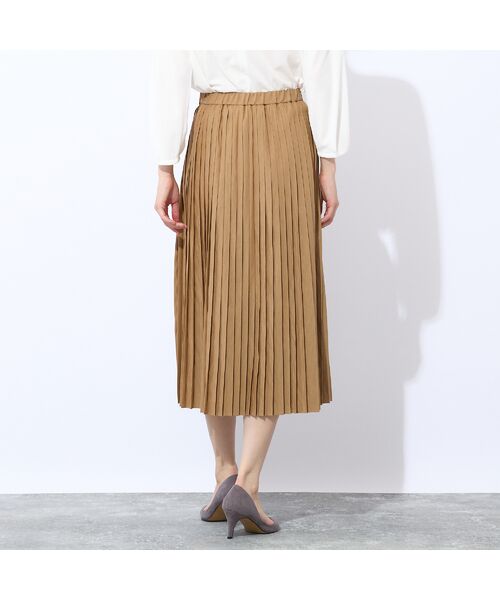 Liliane Burty ECLAT（Sサイズ） / リリアンビューティ エクラ ミニ・ひざ丈スカート | シャンブレーツイル　プリーツスカート | 詳細10