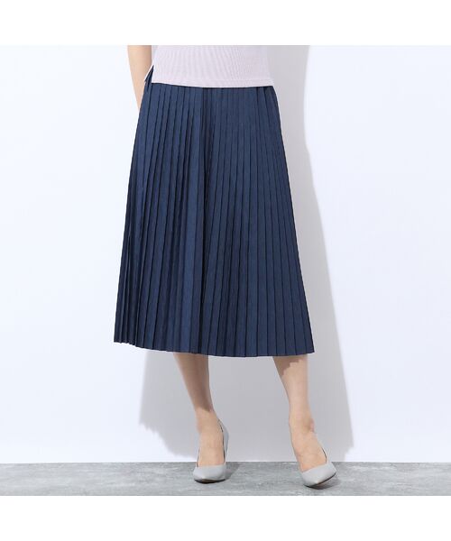 Liliane Burty ECLAT（Sサイズ） / リリアンビューティ エクラ ミニ・ひざ丈スカート | シャンブレーツイル　プリーツスカート | 詳細16