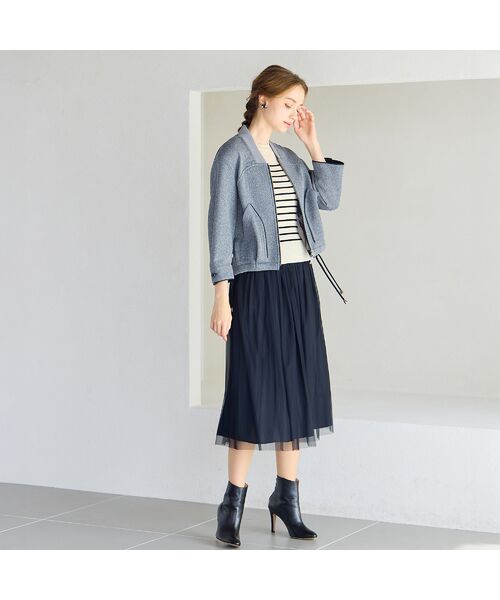 Liliane Burty ECLAT（Sサイズ） / リリアンビューティ エクラ ミニ・ひざ丈スカート | 【洗える・リバーシブル】チュール×デシンスカート | 詳細12