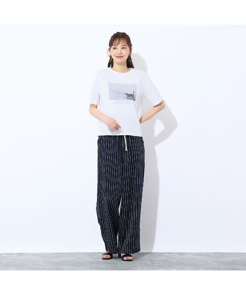 Liliane Burty ECLAT（Sサイズ） / リリアンビューティ エクラ その他パンツ | ストライプオールゴムパンツ | 詳細8