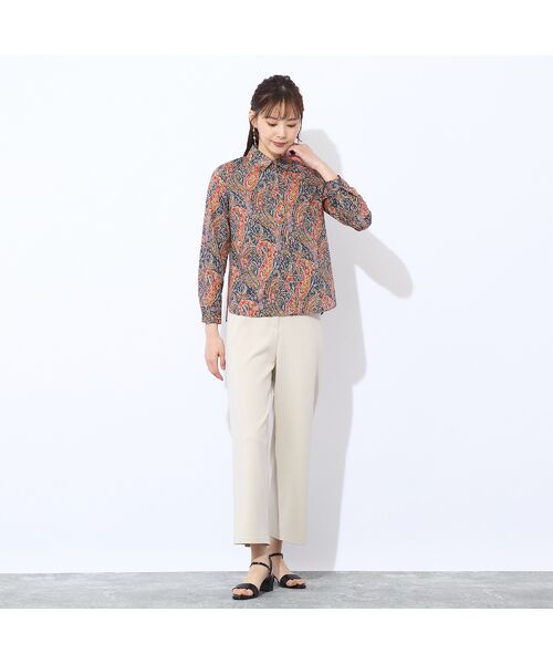 Liliane Burty ECLAT（Sサイズ） / リリアンビューティ エクラ その他パンツ | 【洗える・接触冷感・防しわ】ジョーゼットパンツ | 詳細4