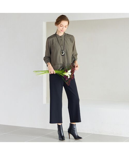 Liliane Burty ECLAT（Sサイズ） / リリアンビューティ エクラ その他パンツ | 【洗える・接触冷感・防しわ】ジョーゼットパンツ | 詳細9