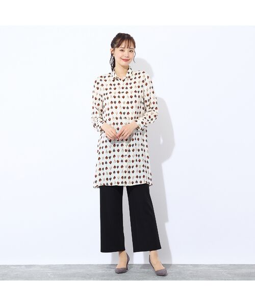 Liliane Burty ECLAT（Sサイズ） / リリアンビューティ エクラ その他パンツ | 【洗える・接触冷感・防しわ】ジョーゼットパンツ | 詳細11