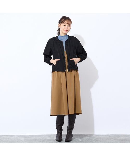 Liliane Burty ECLAT（Sサイズ） / リリアンビューティ エクラ ミニ丈・ひざ丈ワンピース | 【洗える・接触冷感】カシュクールジャンパードレス | 詳細11