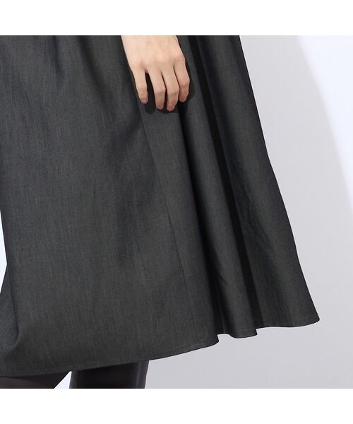 Liliane Burty ECLAT（Sサイズ） / リリアンビューティ エクラ ミニ丈・ひざ丈ワンピース | 【洗える・接触冷感】カシュクールジャンパードレス | 詳細16