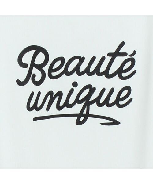 Liliane Burty ECLAT（Sサイズ） / リリアンビューティ エクラ カットソー | 【洗える】リブ使い裏毛ロゴプリントTシャツ | 詳細2