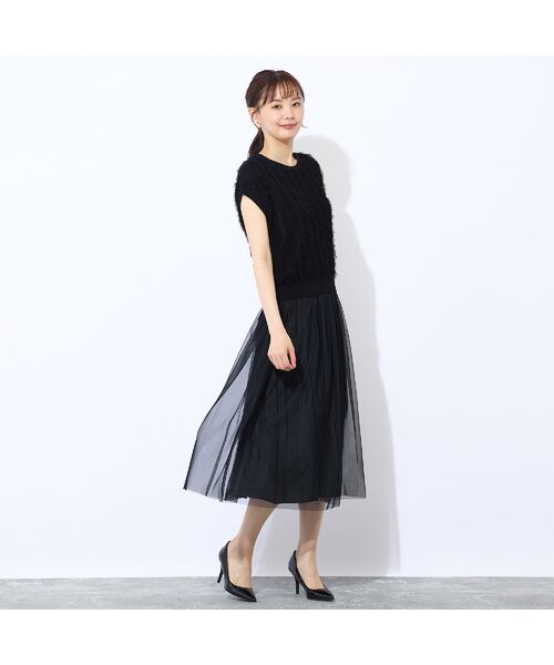 Liliane Burty ECLAT（Sサイズ） / リリアンビューティ エクラ ベスト | ギマフリンジ　プルオーバーニット | 詳細12