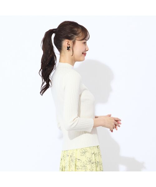 Liliane Burty ECLAT（Sサイズ） / リリアンビューティ エクラ ニット・セーター | 【洗える】ハイネックリブニット | 詳細7